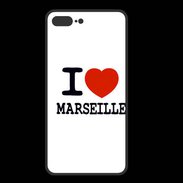 Coque  Iphone 8 Plus PREMIUM I love Marseille