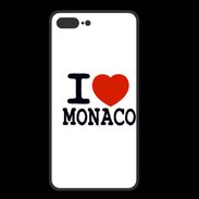Coque  Iphone 8 Plus PREMIUM I love Monaco