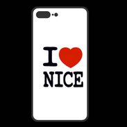 Coque  Iphone 8 Plus PREMIUM I love Nice