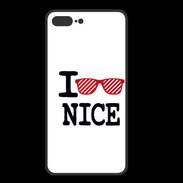 Coque  Iphone 8 Plus PREMIUM I love Nice 2