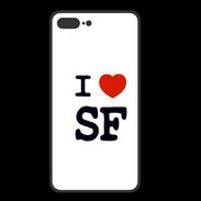 Coque  Iphone 8 Plus PREMIUM I love SF