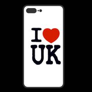 Coque  Iphone 8 Plus PREMIUM I love UK