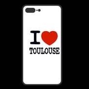 Coque  Iphone 8 Plus PREMIUM I love Toulouse
