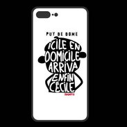 Coque  Iphone 8 Plus PREMIUM Adishatz Humour Puy de Dome