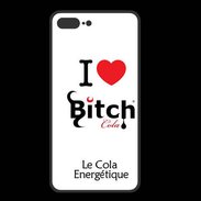 Coque  Iphone 8 Plus PREMIUM I love Bitch Cola 2