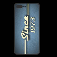Coque  Iphone 8 Plus PREMIUM Since 1973 Bleu