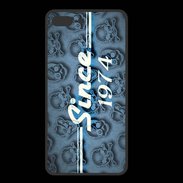 Coque  Iphone 8 Plus PREMIUM Since crane bleu 1974