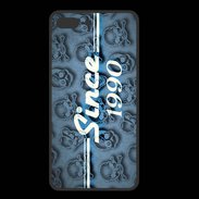 Coque  Iphone 8 Plus PREMIUM Since crane bleu 1990