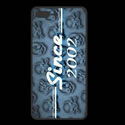 Coque  Iphone 8 Plus PREMIUM Since crane bleu 2002
