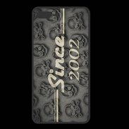 Coque  Iphone 8 Plus PREMIUM Since crane gris 2002