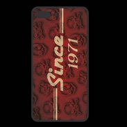 Coque  Iphone 8 Plus PREMIUM Since crane rouge 1971
