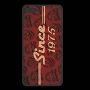 Coque  Iphone 8 Plus PREMIUM Since crane rouge 1975