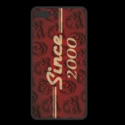 Coque  Iphone 8 Plus PREMIUM Since crane rouge 2000
