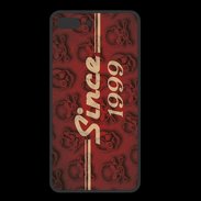 Coque  Iphone 8 Plus PREMIUM Since crane rouge 1999