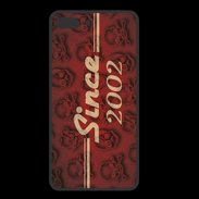 Coque  Iphone 8 Plus PREMIUM Since crane rouge 2002