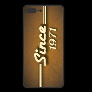 Coque  Iphone 8 Plus PREMIUM Orange since 1971