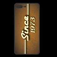 Coque  Iphone 8 Plus PREMIUM Orange since 1973