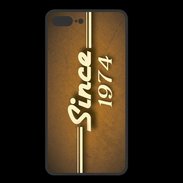 Coque  Iphone 8 Plus PREMIUM Orange since 1974