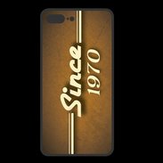 Coque  Iphone 8 Plus PREMIUM Orange since 1970