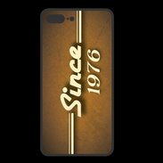 Coque  Iphone 8 Plus PREMIUM Orange since 1976
