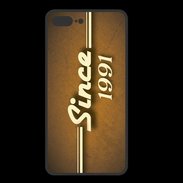 Coque  Iphone 8 Plus PREMIUM Orange since 1991