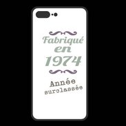 Coque  Iphone 8 Plus PREMIUM Fabriqué en 1974 ZG