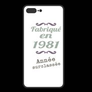 Coque  Iphone 8 Plus PREMIUM Fabriqué en 1981 ZG