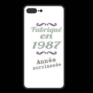 Coque  Iphone 8 Plus PREMIUM Fabriqué en 1987 ZG