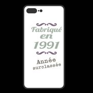 Coque  Iphone 8 Plus PREMIUM Fabriqué en 1991 ZG