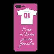 Coque  Iphone 8 Plus PREMIUM Pilier gauche Bonus offensif-défensif Rose