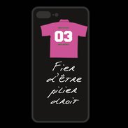 Coque  Iphone 8 Plus PREMIUM Pilier droit Bonus offensif-défensif Noir