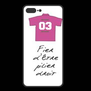 Coque  Iphone 8 Plus PREMIUM Pilier droit Bonus offensif-défensif Blanc