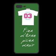 Coque  Iphone 8 Plus PREMIUM Pilier droit Bonus offensif-défensif Vert
