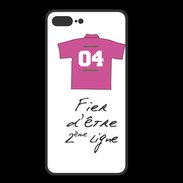 Coque  Iphone 8 Plus PREMIUM Deuxième ligne G Bonus offensif Blanc