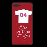 Coque  Iphone 8 Plus PREMIUM Deuxième ligne G Bonus offensif Rouge