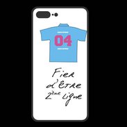 Coque  Iphone 8 Plus PREMIUM Deuxième ligne G Bonus offensif Blanc 2