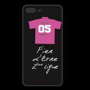 Coque  Iphone 8 Plus PREMIUM Deuxième ligne D Bonus offensif Noir