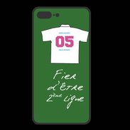 Coque  Iphone 8 Plus PREMIUM Deuxième ligne D Bonus offensif Vert