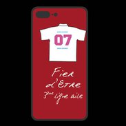 Coque  Iphone 8 Plus PREMIUM Troisième ligne D Bonus offensif-défensif Rouge