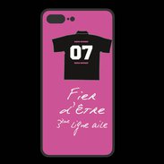 Coque  Iphone 8 Plus PREMIUM Troisième ligne D Bonus offensif-défensif Rose 2