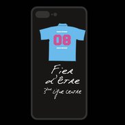 Coque  Iphone 8 Plus PREMIUM Troisième ligne centre Bonus offensif-défensif Noir 2