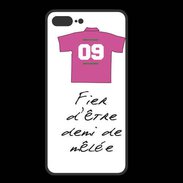 Coque  Iphone 8 Plus PREMIUM Demi de mêlée Bonus offensif-défensif Blanc