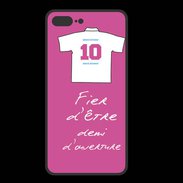 Coque  Iphone 8 Plus PREMIUM Demi d'ouverture Bonus offensif-défensif Rose