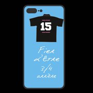 Coque  Iphone 8 Plus PREMIUM 3/4 arrière Bonus offensif-défensif Bleu 2