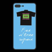 Coque  Iphone 8 Plus PREMIUM Soigneur Bonus offensif-défensif Bleu 2