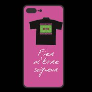 Coque  Iphone 8 Plus PREMIUM Soigneur Bonus offensif-défensif Rose 2
