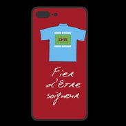 Coque  Iphone 8 Plus PREMIUM Soigneur Bonus offensif-défensif Rouge 2