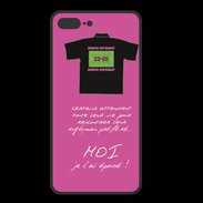Coque  Iphone 8 Plus PREMIUM Moi je l'ai épousé Bonus offensif-défensif Rose 2