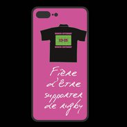 Coque  Iphone 8 Plus PREMIUM Supporters Bonus offensif-défensif Rose 2