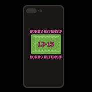 Coque  Iphone 8 Plus PREMIUM Bonus Offensif-Défensif Noir